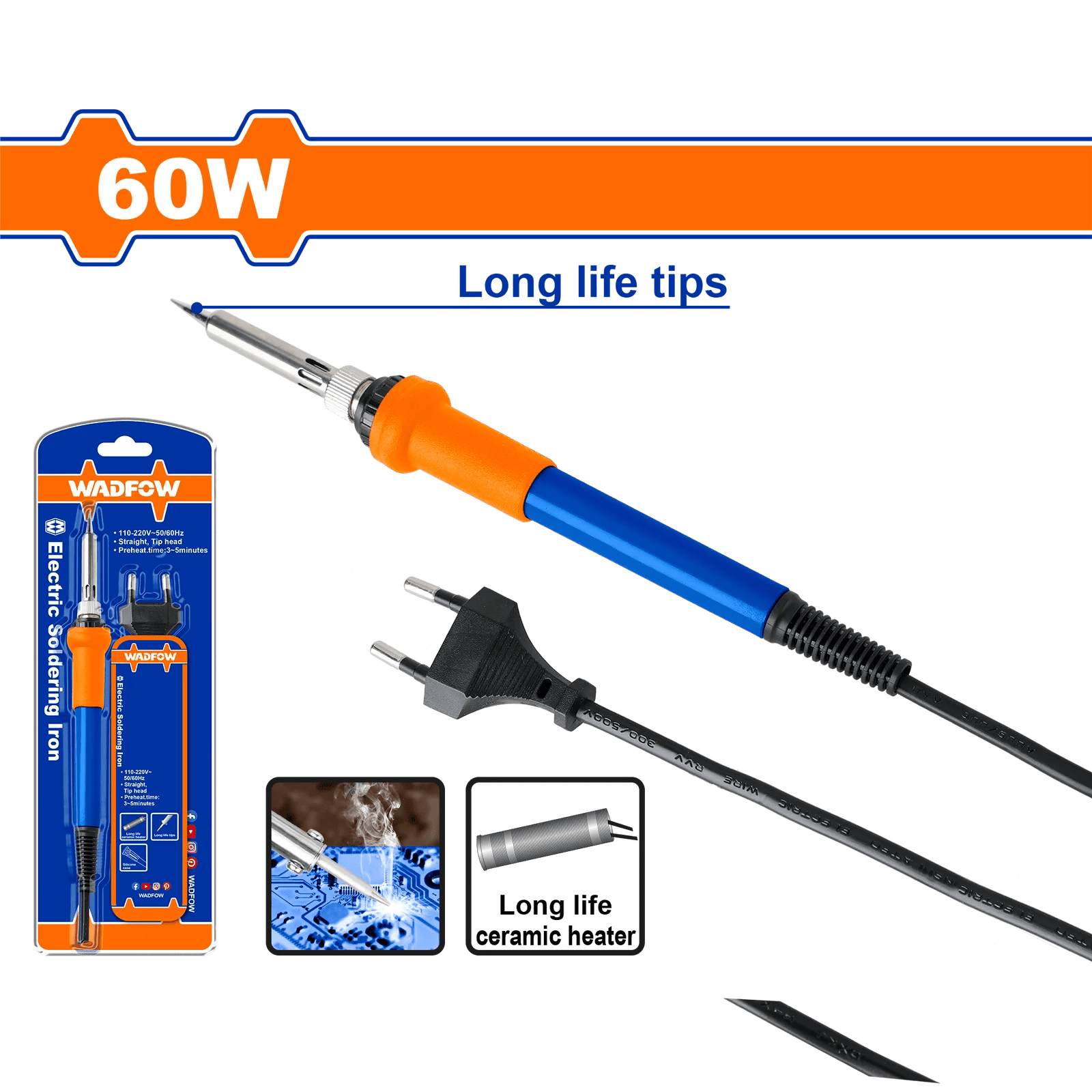 Electric soldering iron Input power60W WEL3606 House Of Tools