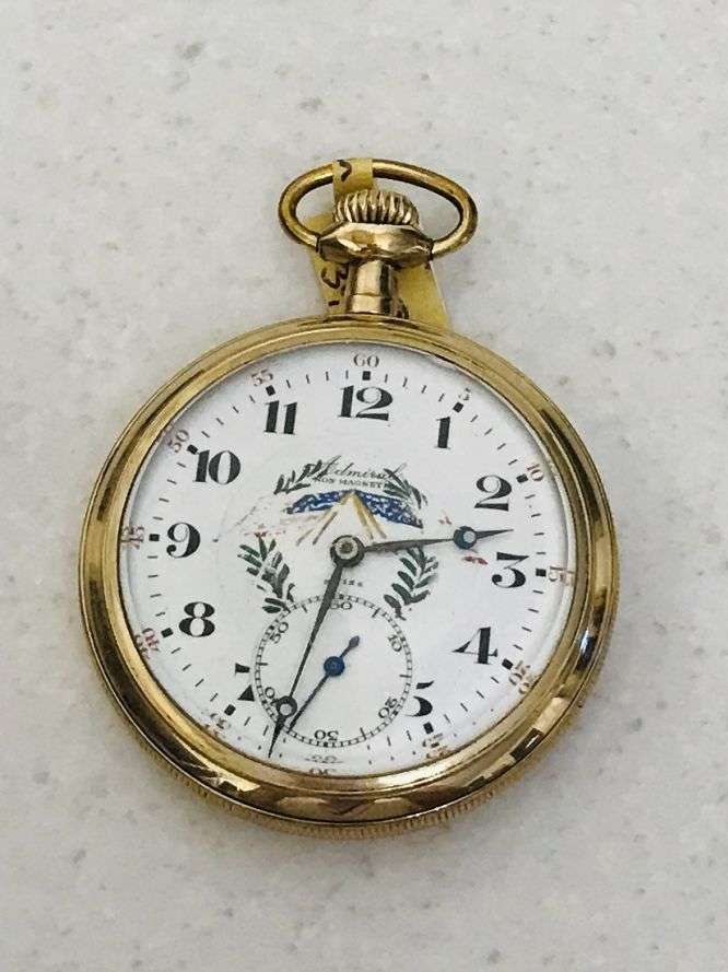 Rolled Gold Admiral Pocket Watch House Of Treasures