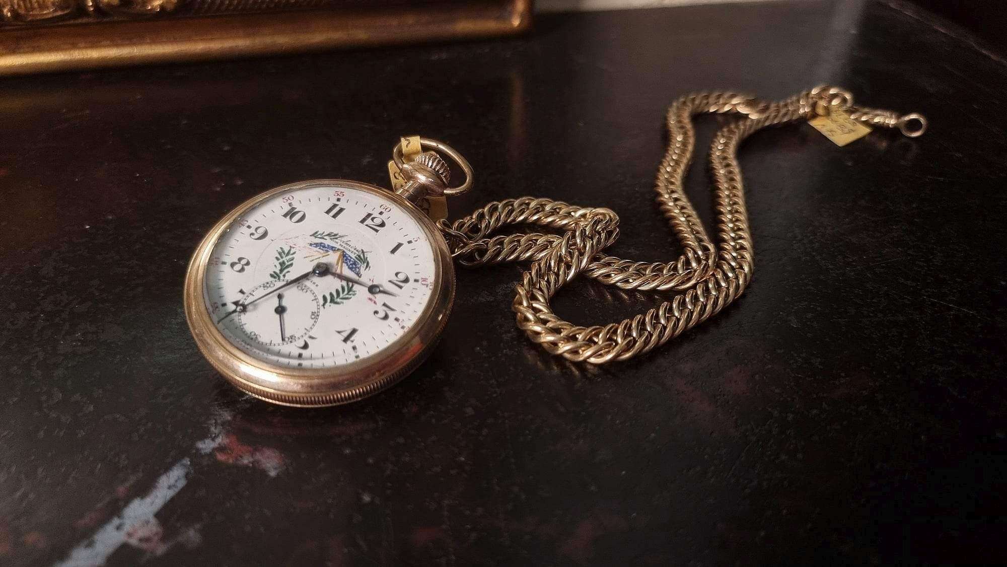 Rolled Gold Admiral Pocket Watch House Of Treasures