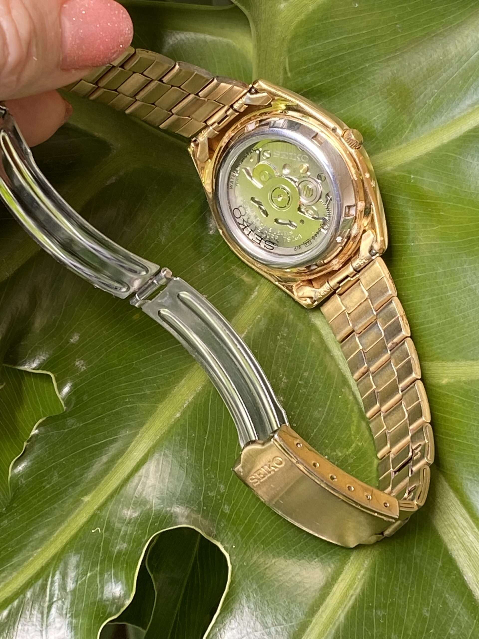 Seiko Gold Dial Men’s Automatic Watch House Of Treasures