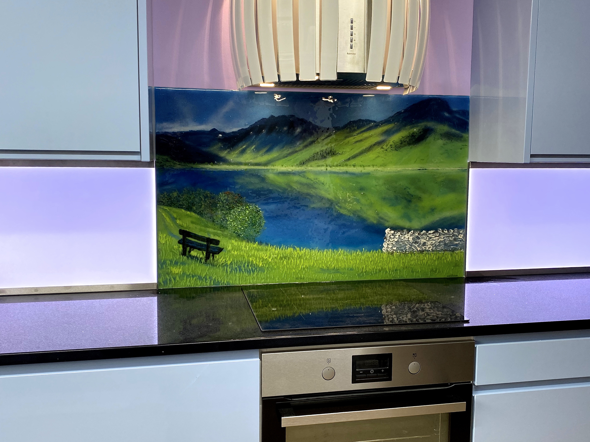 BESPOKE GLASS SPLASHBACK IN EXMOUTH, DEVON House of Ugly Fish