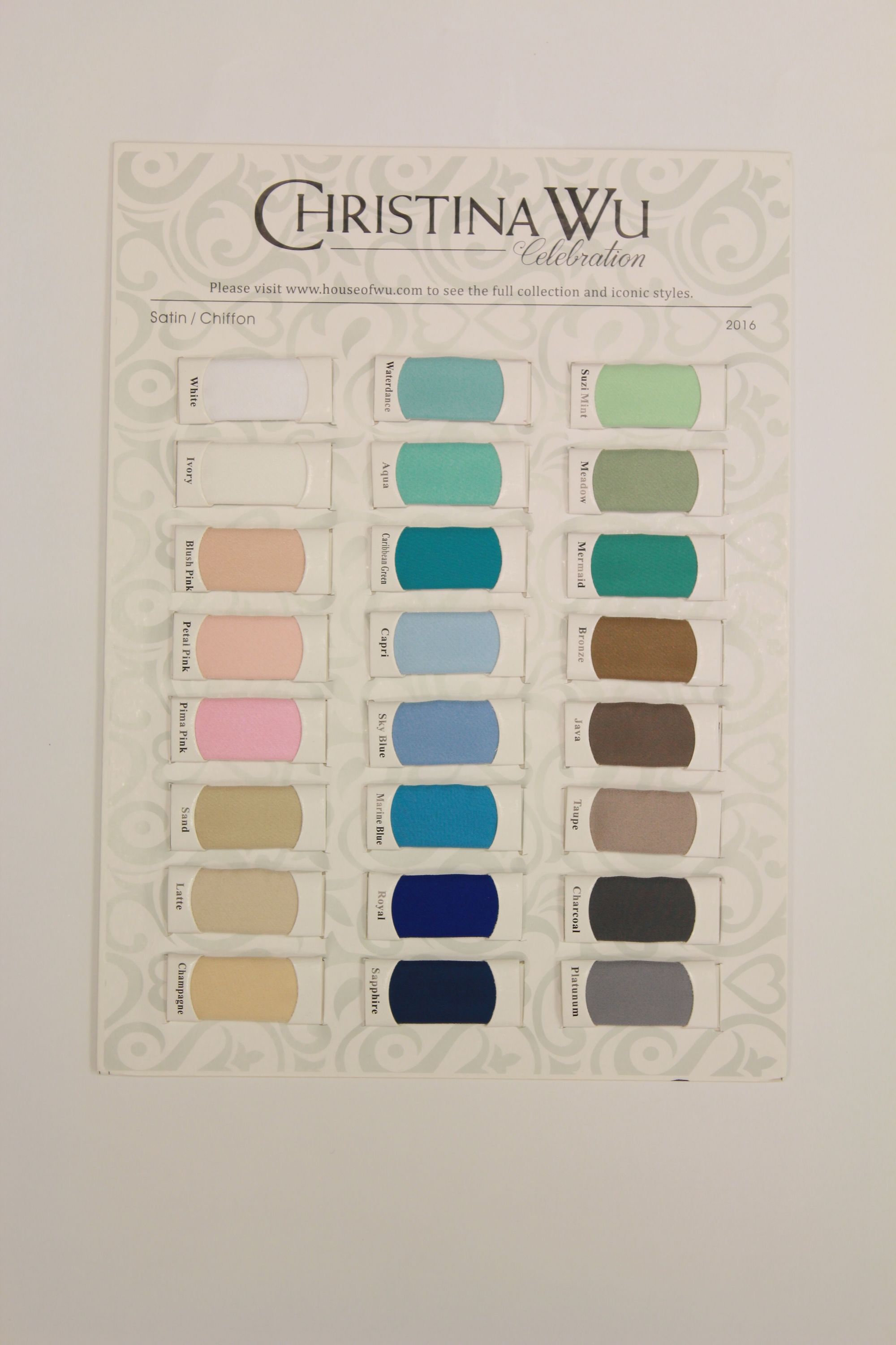 Swatches House of Wu