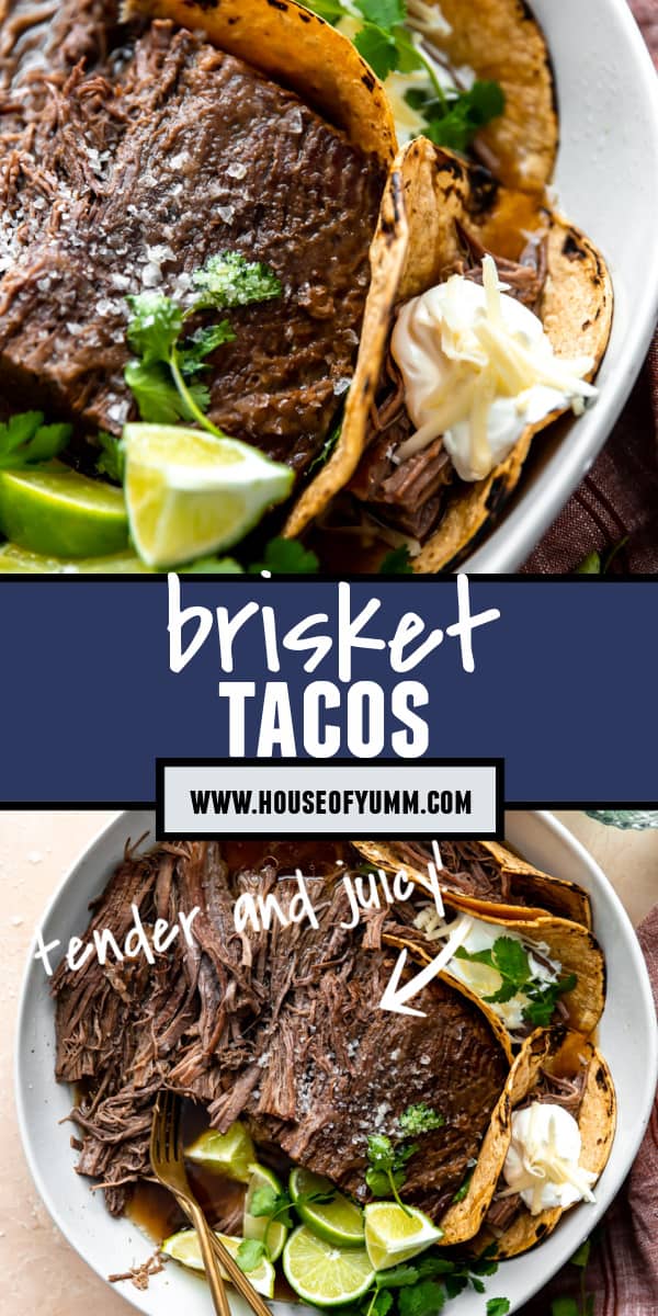 Slow Cooker Brisket Tacos House of Yumm