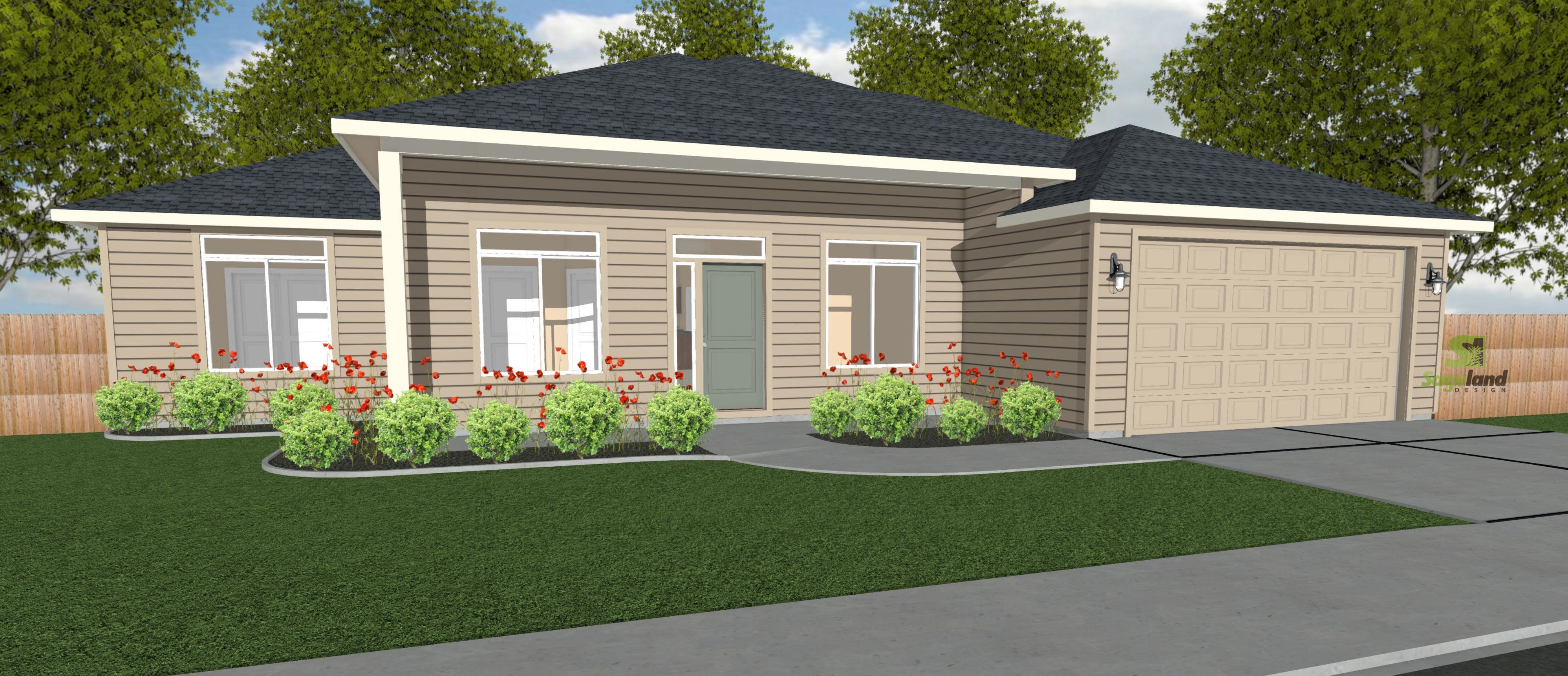 1 Story, 2,154 Sq Ft, 4 Bedroom, 3 Bathroom, 1 Car Garage, Ranch Style Home