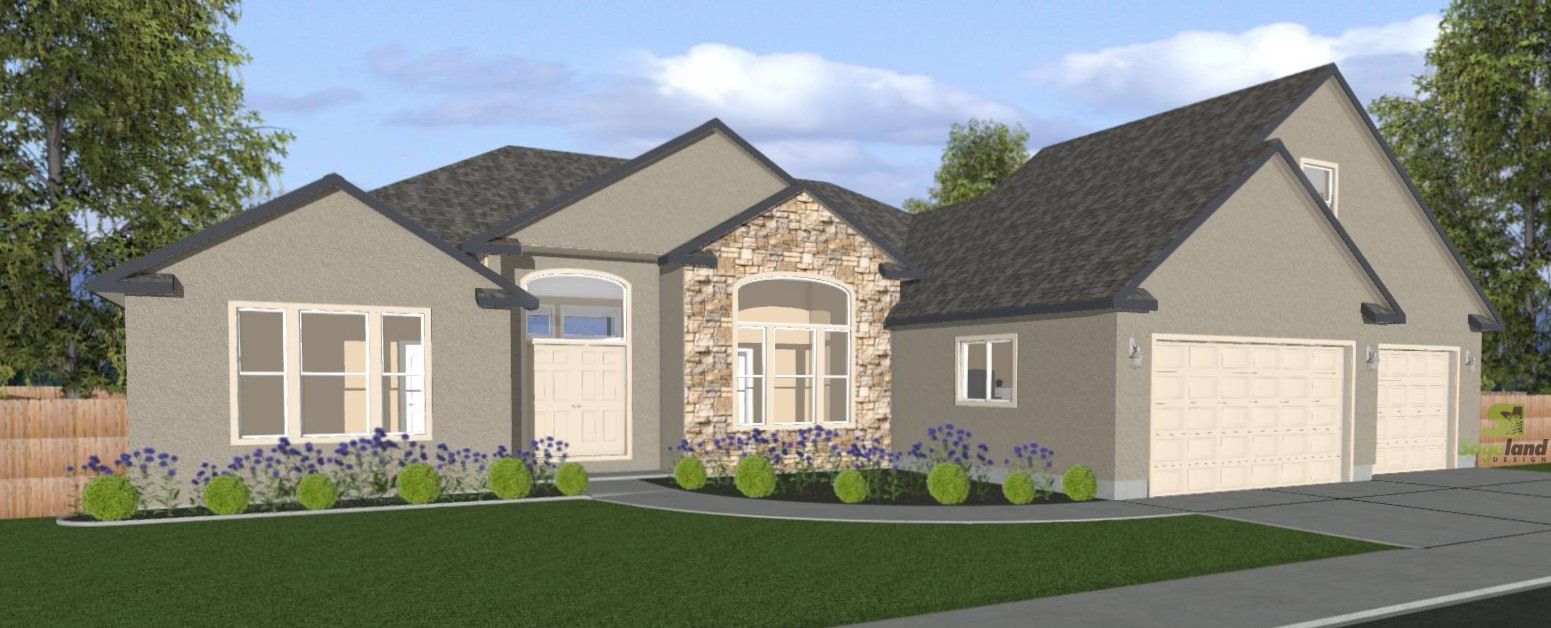 1 Story, 2,937 Sq Ft, 3 Bedroom, 3 Bathroom, 3 Car Garage, Traditional