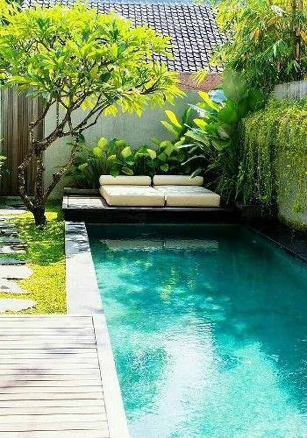 Inground Pool Designs For Small Backyards Patio Jacuzzi Outdoor
