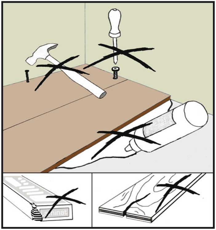 How to install floating laminate flooring with your own hands