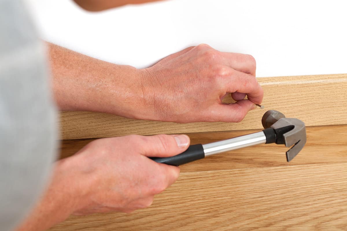 Where To Nail Baseboard Trim?