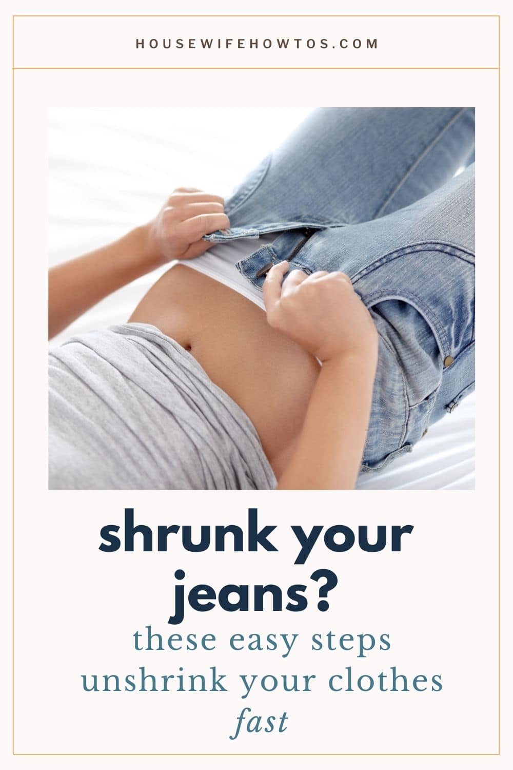 How to Unshrink Clothes in 5 Simple Steps Housewife HowTos