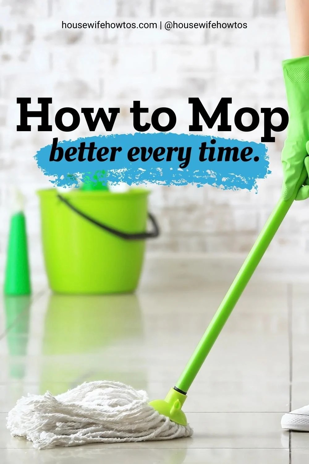 How To Mop A Floor Well