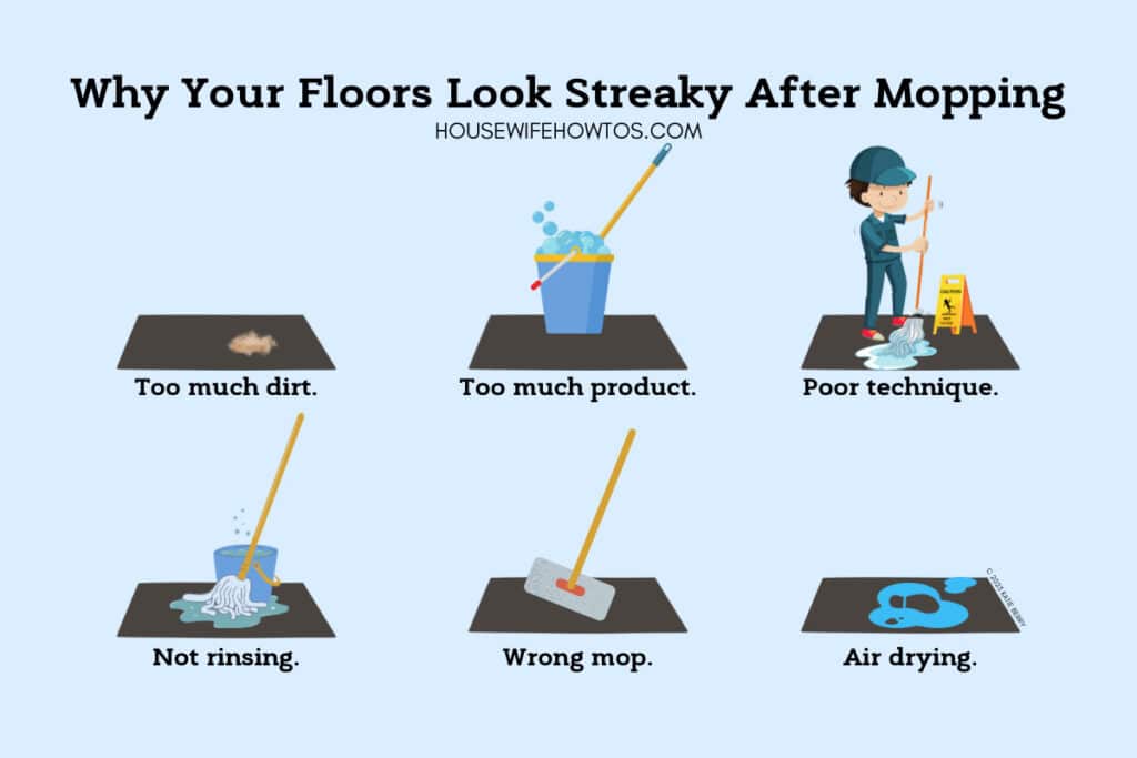 Why Your Floors Look Streaky After Mopping