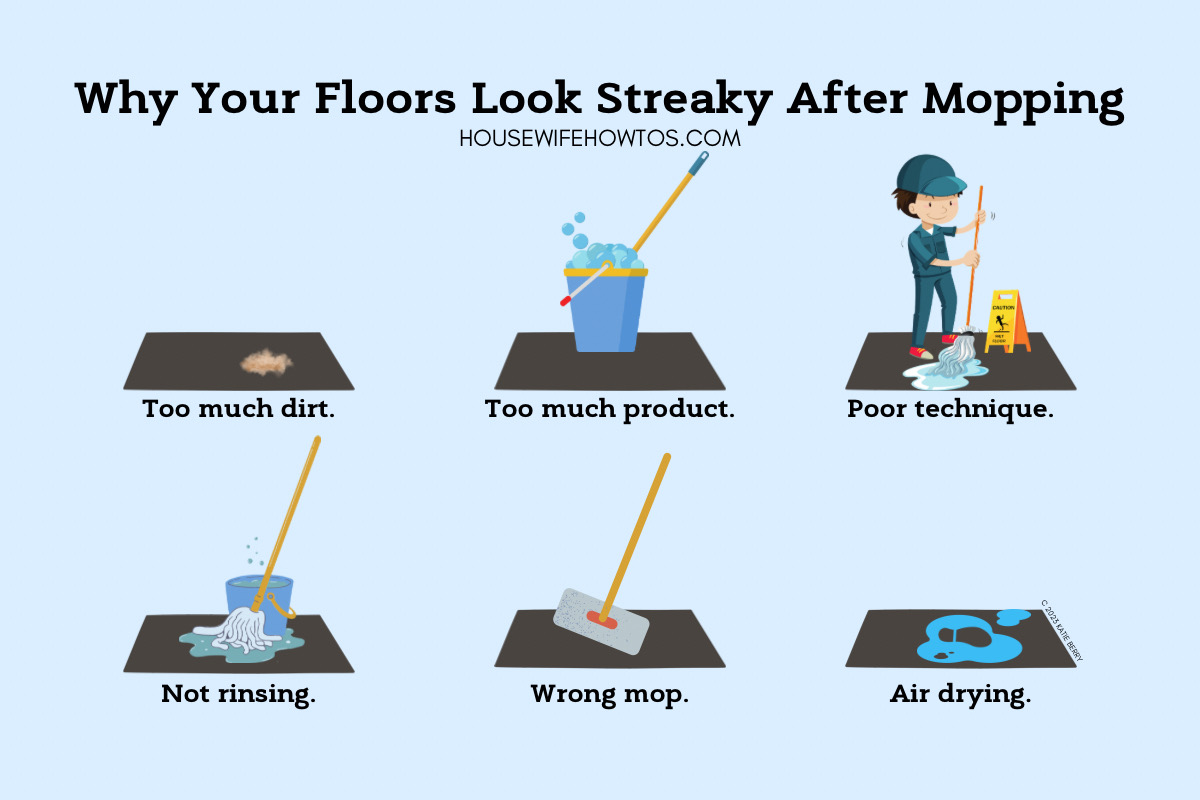 6 Reasons Why Your Floors Look Streaky After Mopping