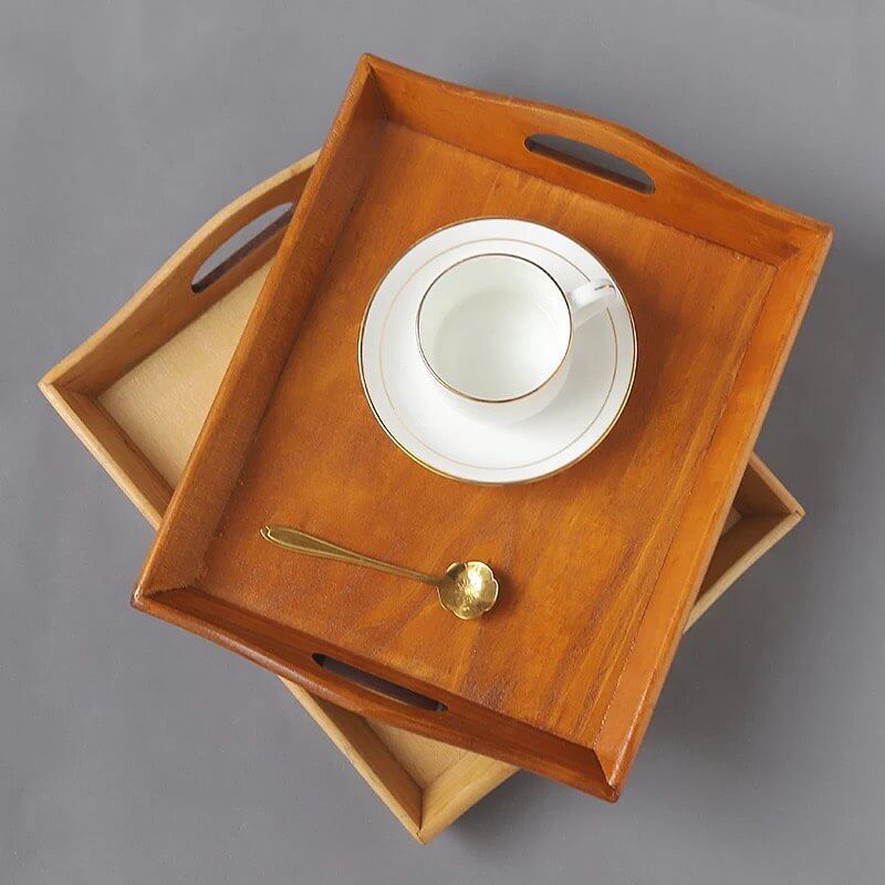 Wooden Breakfast Tray Housewifery