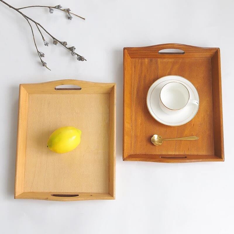 Wooden Breakfast Tray Housewifery