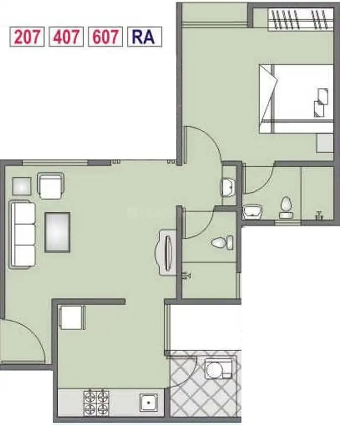 Choice Goodwill Valencia Floor Plan Dhanori, Pune