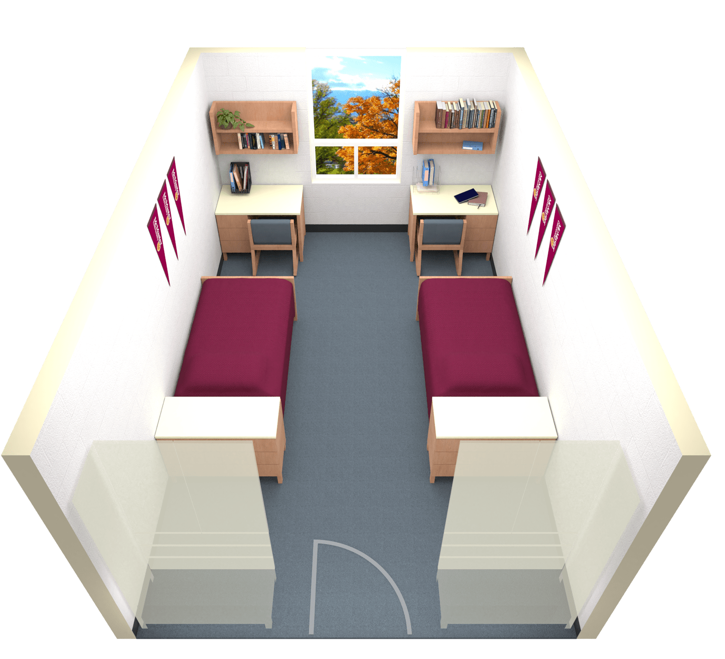 Residence furniture dimensions McMaster
