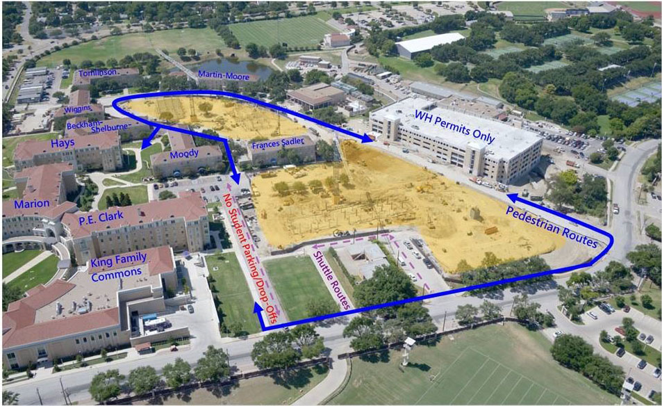 Housing & Residence Life map