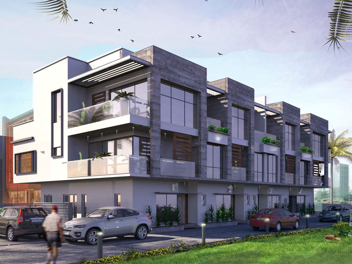 RESIDENTIAL TERRACES, LEKKI, LAGOS Housmiths Architect + Developer