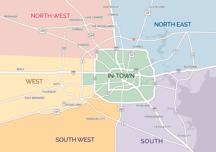 Houston Area Church MAP