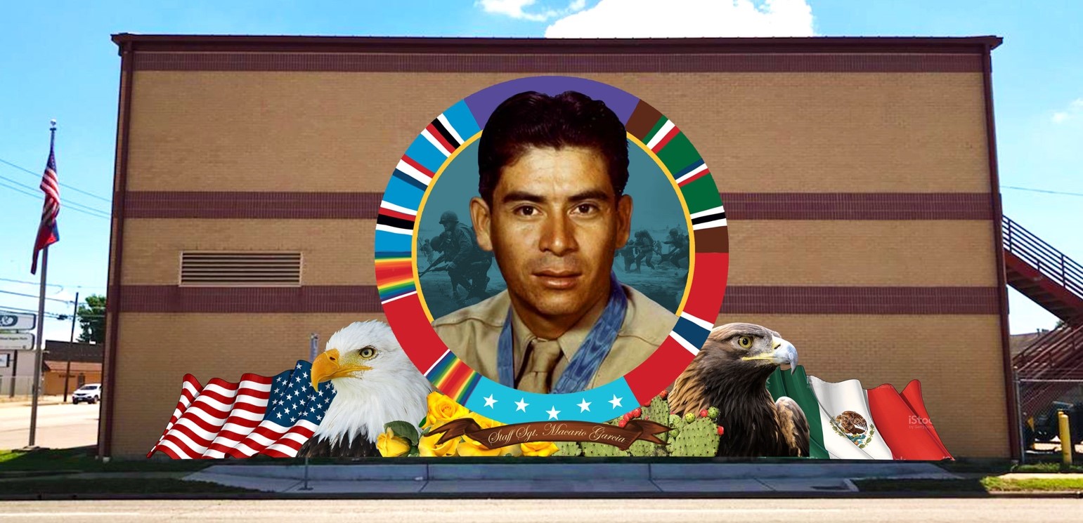 New mural will honor Macario Garcia, local Latino war hero Houston