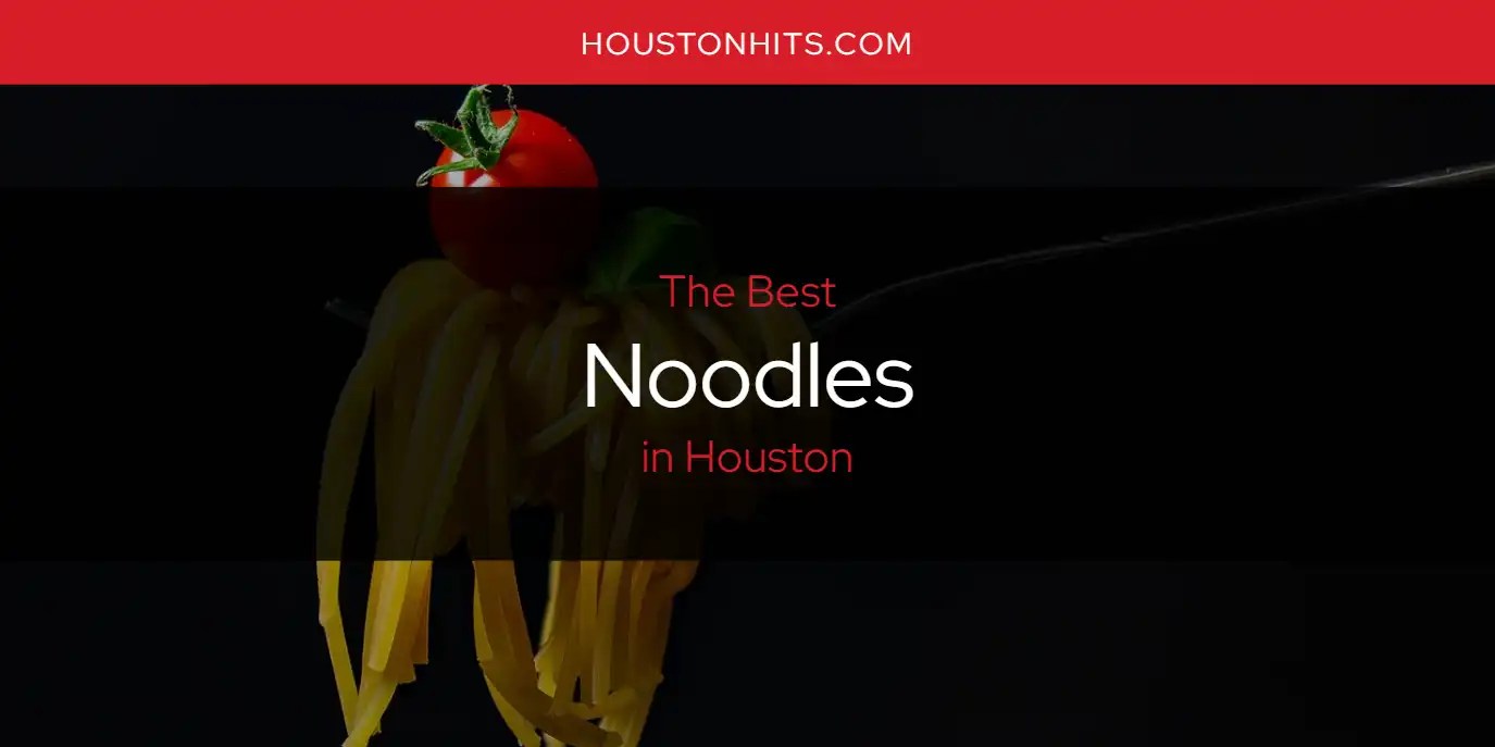 The Absolute Best Noodles in Houston [Updated 2024]