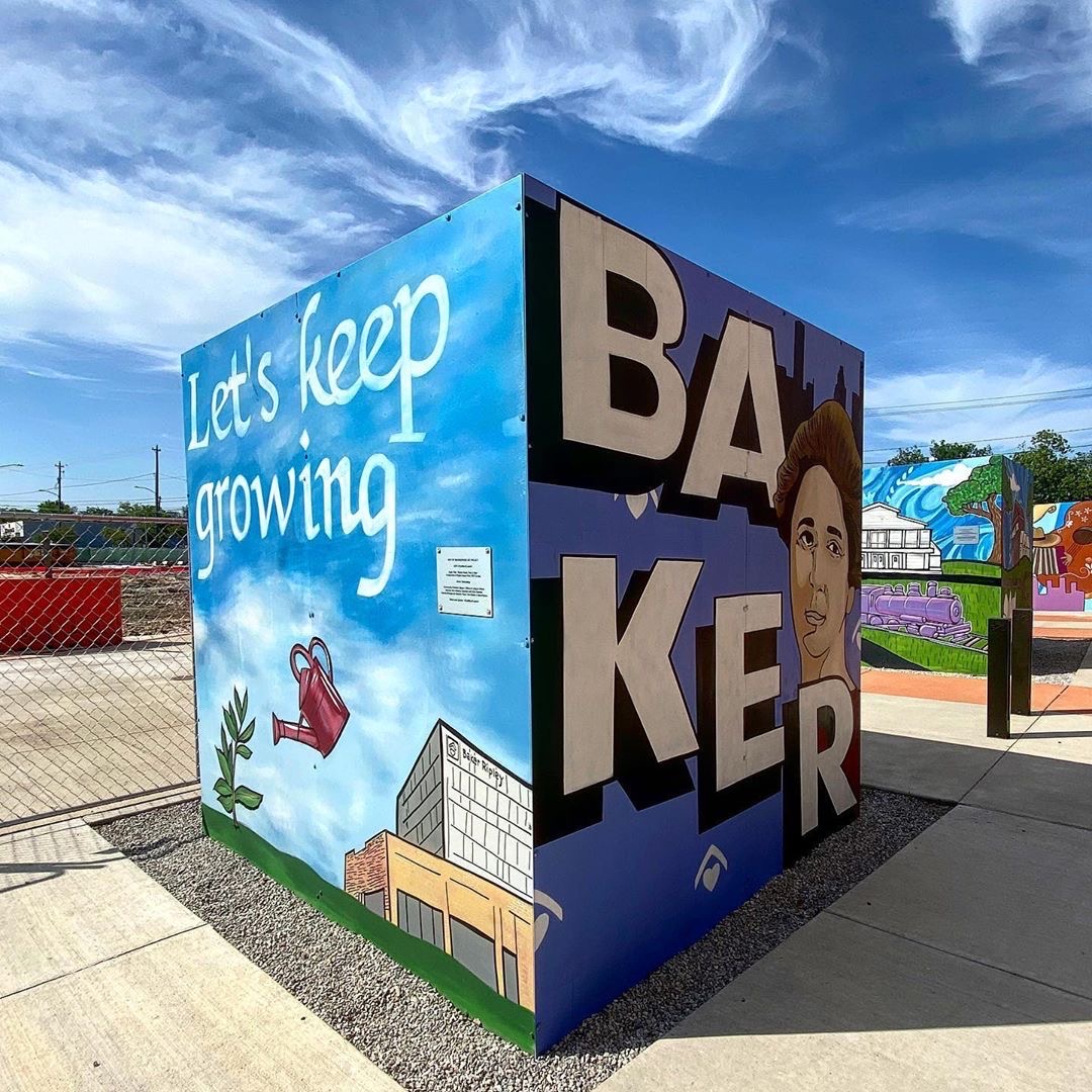 Ripley House Then and Now Houston Mural Map