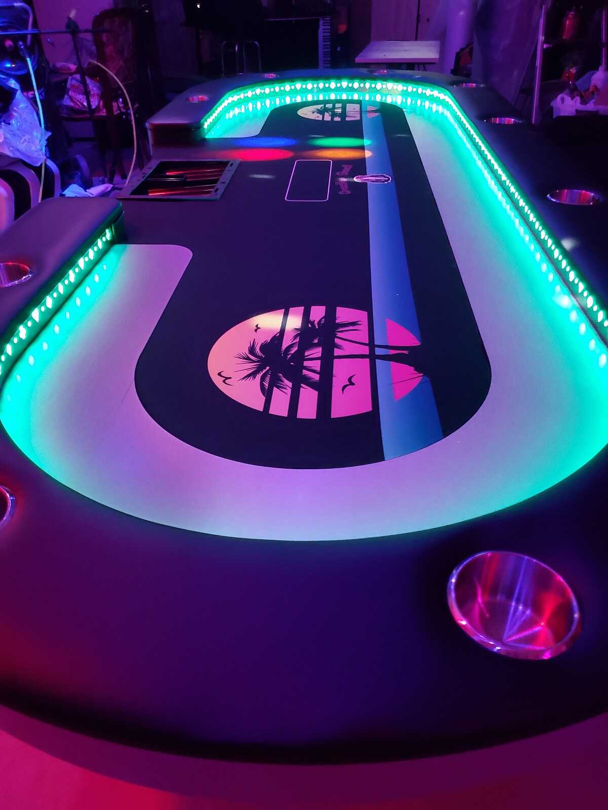 Houston Poker Tables • Custom Built Gaming Tables