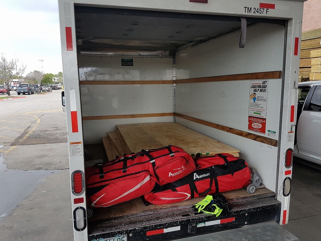 Buildout Day 1 Houston Sword Sports