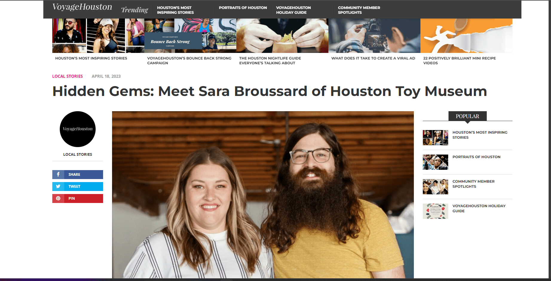 News & Press Houston Toy Museum