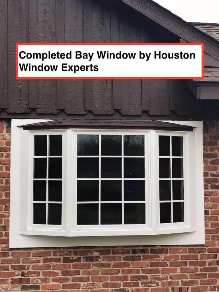 Replacing a bay window in Houston Houston Window Experts