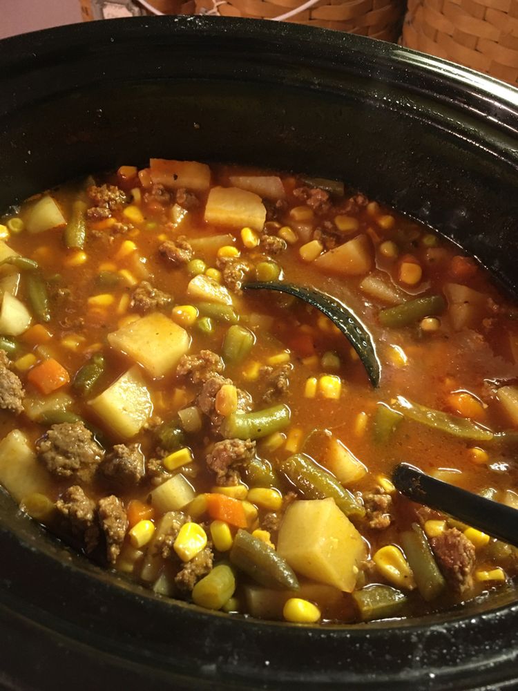 Hearty Crockpot Cowboy Soup HOVERLAKE Recipe