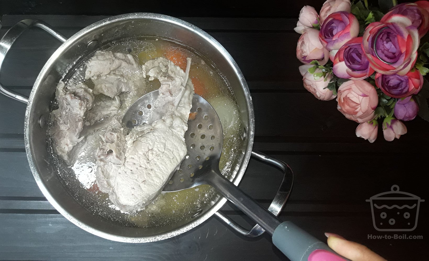 How to Boil Pork StepbyStep Instructions