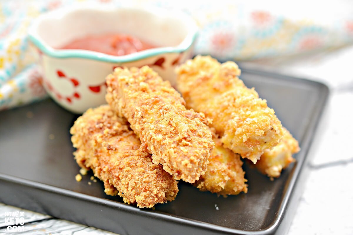 Crispy Keto Fish Sticks in Air Fryer How 2 Do Keto