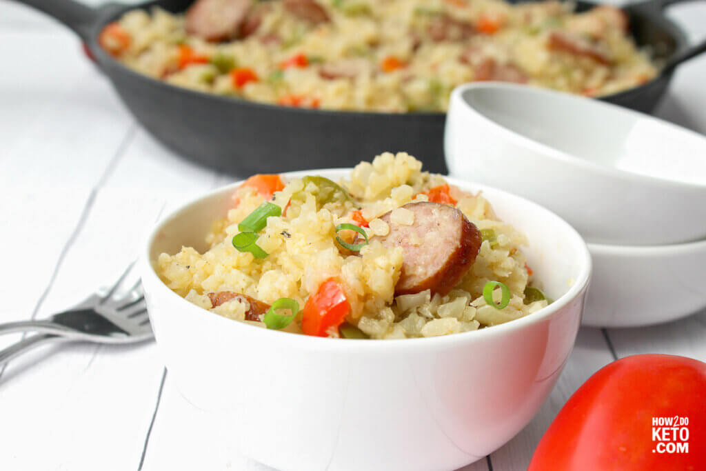 Cauliflower Dirty Rice Recipe Keto & Low Carb How 2 Do Keto