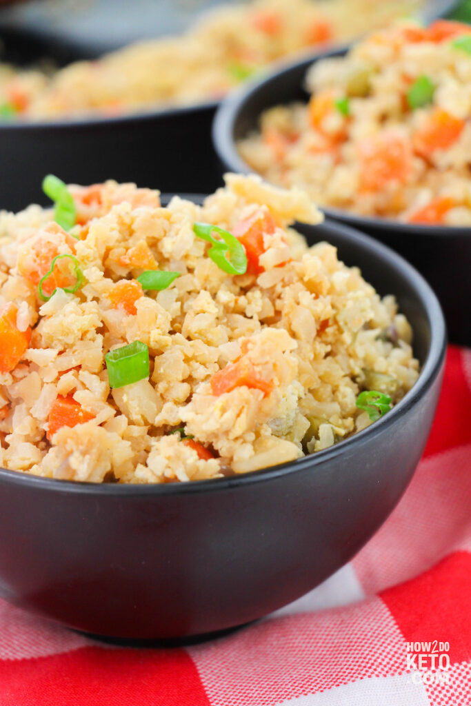 10 Minute Keto Cauliflower Fried Rice How 2 Do Keto