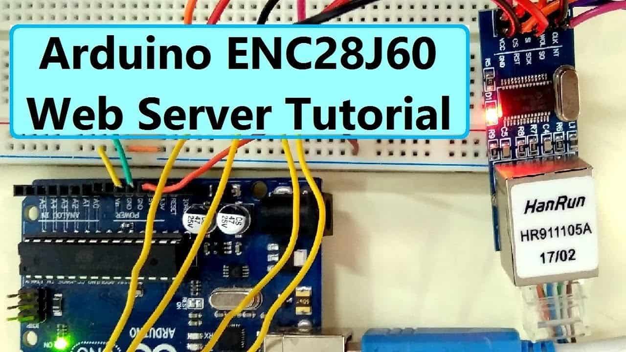Interface ENC28J60 Module with Arduino server