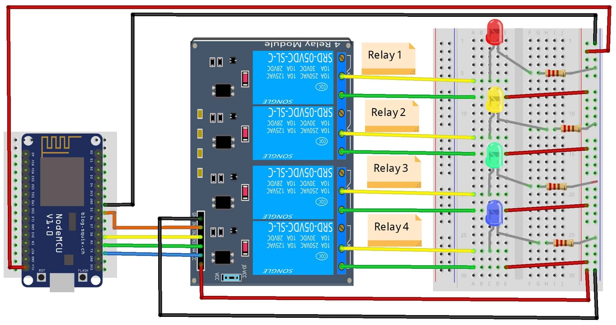 Wifi Voice Controlled Home Automation Using Esp8266