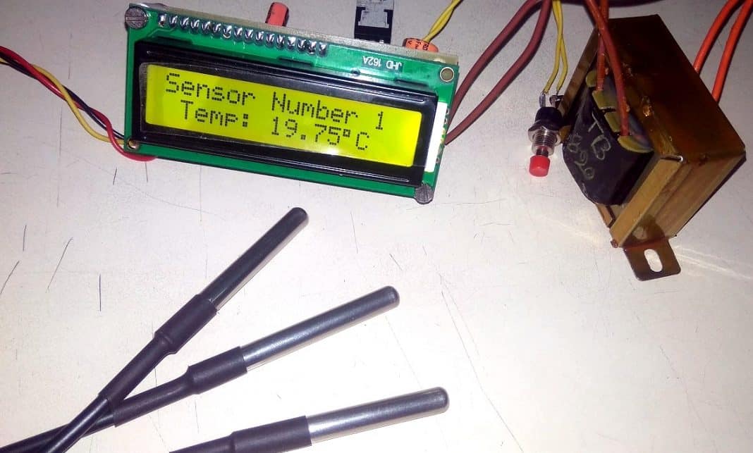 Interfacing Multiple DS18B20 Temperature Sensors to Microcontroller