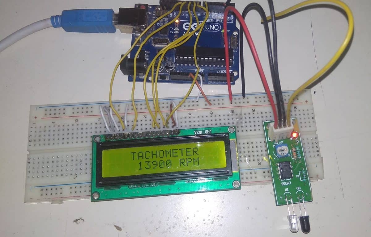 Fan Speed Measurement using IR Sensor & Arduino