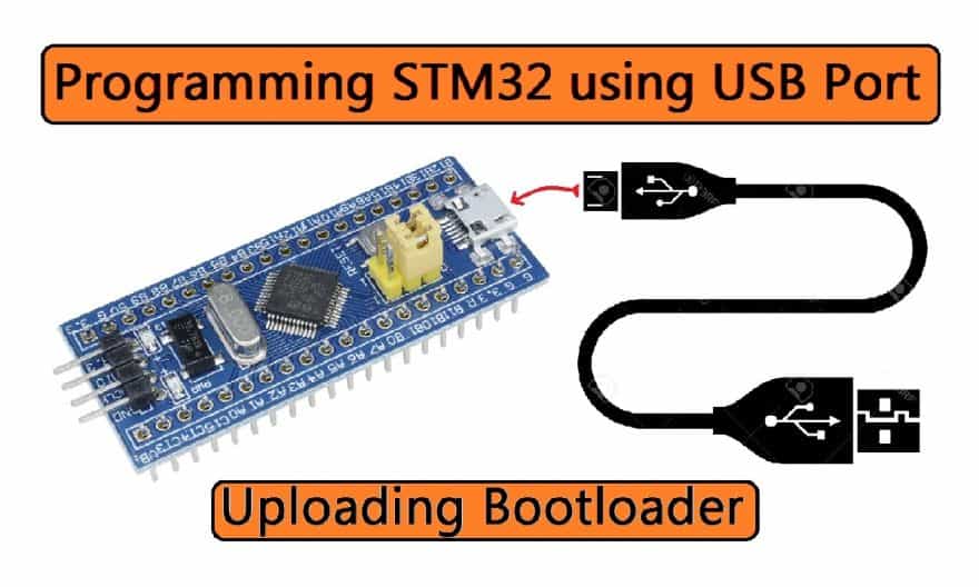 STM32 Bootloader Programming STM32F103C8 via USB Port