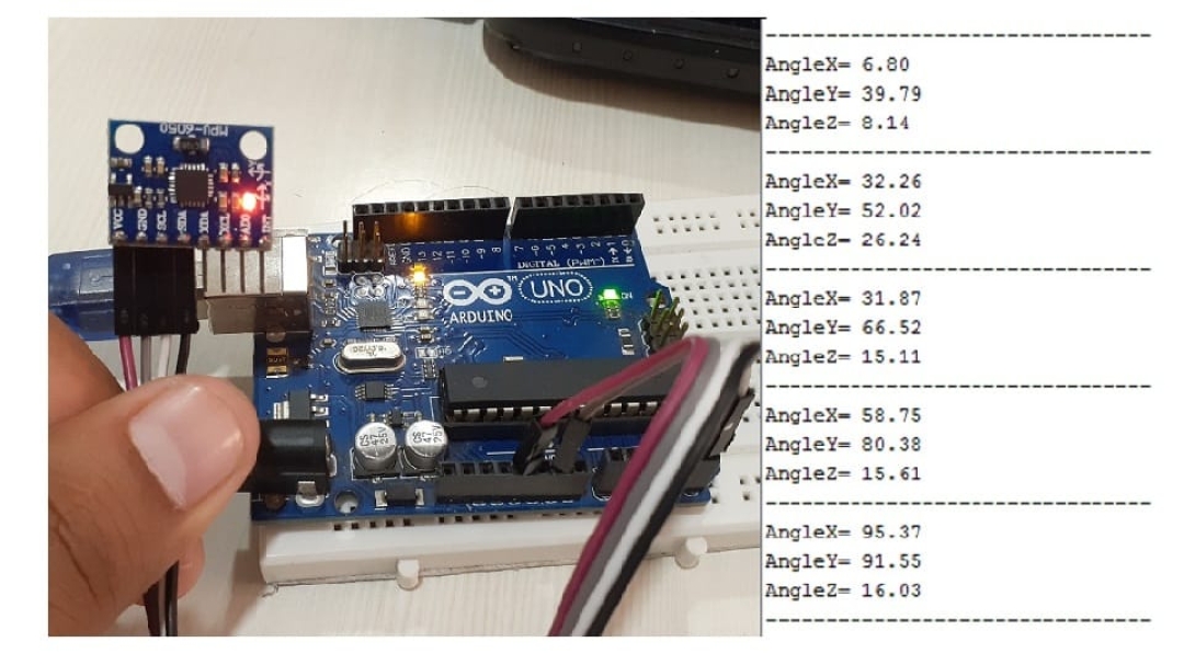 Measure Tilt Angle Using MPU6050 Gyro/Accelerometer & Arduino