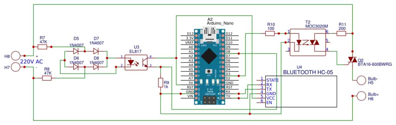 Wireless Ac Power Detector Circuit Diagram