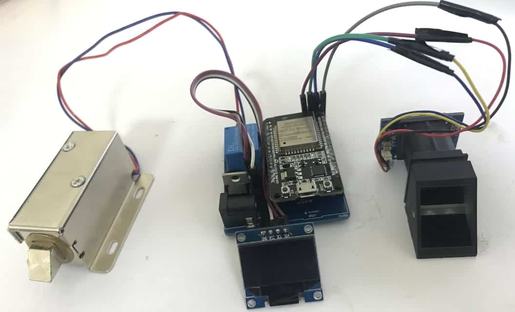 ESP32 Fingerprint Sensor Based Door Lock Security System