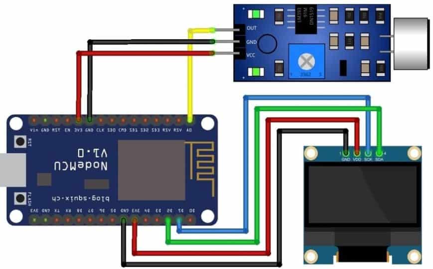 IoT Based Decibelmeter with Sound Sensor & ESP8266