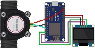 IoT Water Flow Meter using ESP8266 & Water Flow Sensor