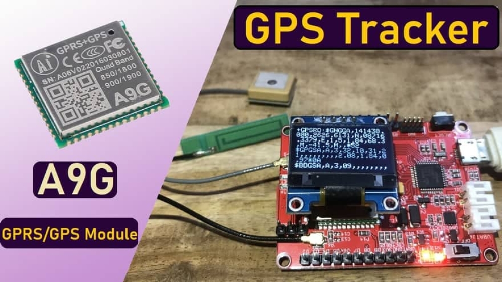 GPS Tracker using A9G GPRS/GPS Module & Arduino