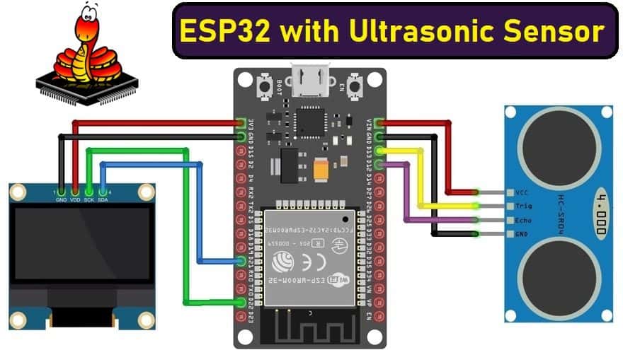 ESP32 MicroPython - Interfacing Ultrasonic Sensor HC-SR04