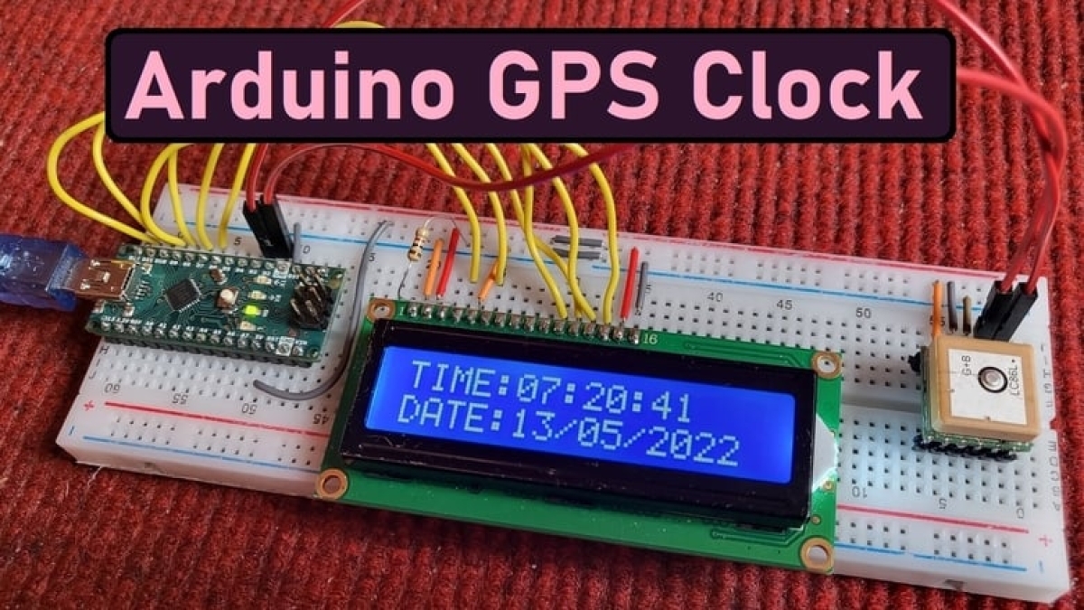 Make GPS Clock using Arduino, GPS Module & LCD Display