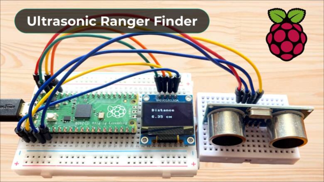 HCSR04 Ultrasonic Distance Sensor with Raspberry Pi Pico