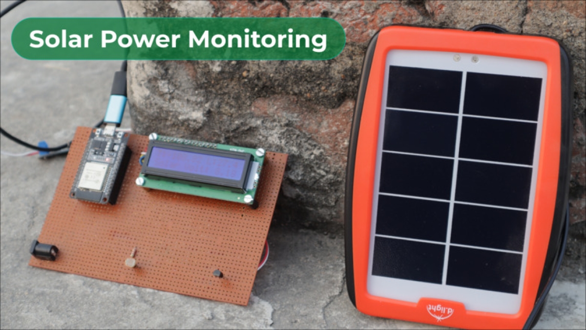 IoT Based Solar Power Monitoring System with ESP32